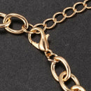 Golden Bracelet Santa Claus Pendant Chain Bracelet Womens Girls Party Weddi