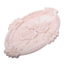 210x150x15mm Unpainted Wood Carved Corner Onlay Applique Furniture Home Dec