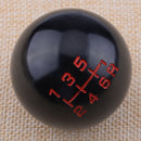6 Speed Type-R Black Round Ball Manual Car Gear Shift Knob Aluminum Alloy