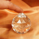 50MM FENG SHUI HANGING CRYSTAL BALL Sphere Prism Rainbow SuncatcherPendant V5G8