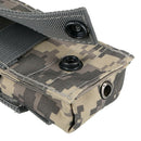 2 Pieces Molle Single Magazine Flashlight Utility Pouch Belt Holster Holder