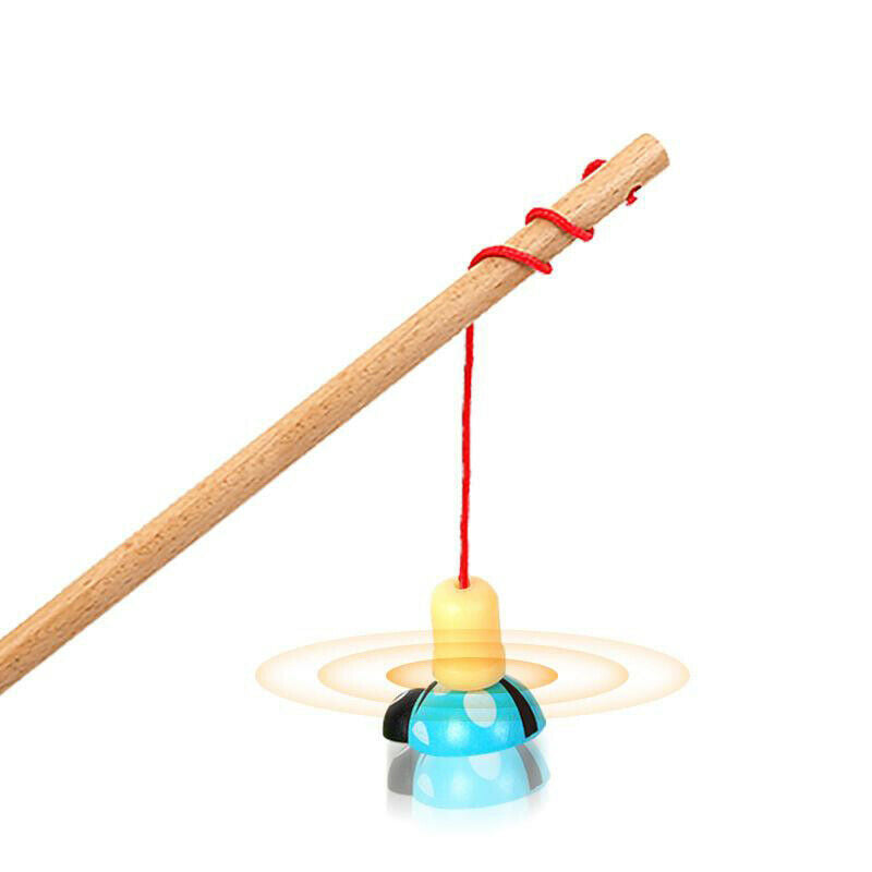 Baby Wooden Montessori Toys Magnetic Games Fishing Toys Catch Ladybug Game