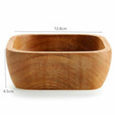 1Pcs Wooden Bowl for Soup Rice Noodles Bowls Kids Lunch Box Kitchen Tablewa