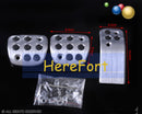 Sport Fuel Brake Racing MT Pedals Pads Footrest Plate fit for Peugeot 206 CC 207