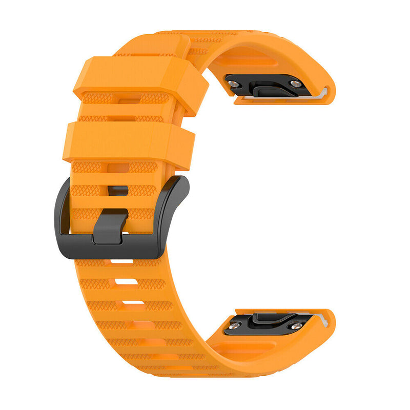 26mm Silicone Wrist Strap Quick Release Adjustable Sports Watch Band for Fenix