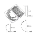70PCS Wig Making Pins Needles Set Wig C Curve Needle T Needle Wig Fixing Tool