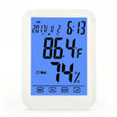 Digital LCD Touch Screen Thermometer Hygrometer Humidity Meter Weather Station