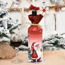 Festival Decor Christmas Bottle Cover Red Wine Bottle Bags (Santa Claus) A