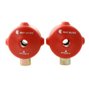 2x Drum Kit Hi Hat Cymbals Installer Percussion Instrument Accessories red