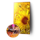Sunflower Cross Stitch Full Drill Round Diamond Painting Home Decor Mosaic A