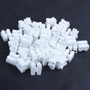 50PCS CH2 Spring Quick Wire Connector Cable Clamp Terminal Block Connector  M7Q2