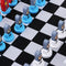 Handmade European Wooden Chess Set with 11 Inch Board and Chess Pieces