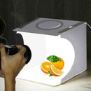 Photo Shooting Tent Photo Box W/ Ring LED Panel 6 Colors 20CM Backdrops A5Q4