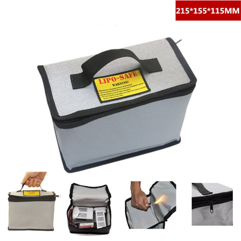 Fireproof RC LiPo Battery Safety Safe Guard Fire Retardant Lipo Battery Bag B3cU