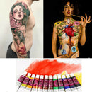 Halloween Makeup Pigments 12 Colors Body Face Painted Pencil Stitching Stru