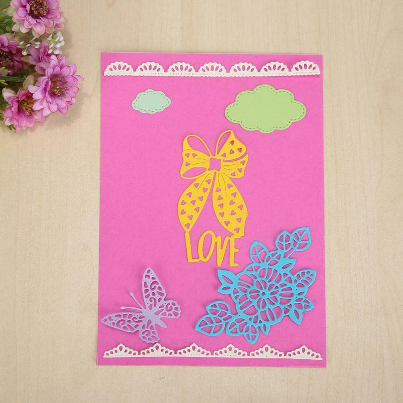 Metal Cutting Dies DIY Scrapbooking Album Paper Cards Craft (Bow MS-1024)