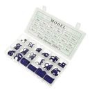 225pcs Rubber O-Ring Car Air Conditioning Gasket Compressor Sealing Ring
