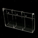 3-Grid TV Air Conditioner Remote Control Holder Case Wall Storage Organizer
