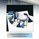 1 Yard Sewing Tassel Fringe Trim Stage Costume Clothing Accessories Blue