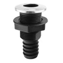 2x 3/4" Inch Thru-Hull Bilge Pump and Aerator Hose Fitting for Boats Plastic