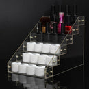 Removable Organizer Storage 6 Tiers Rack Acrylic Clear Nail Polish Cosmetic