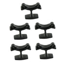 5 Count Whistle Finger Grip Hand Holder Clamp for Basketball Soccer Referees