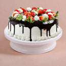 1 Pcs 28cm Kitchen Cake Decorating Icing Rotating Turntable Cake Stand Whit