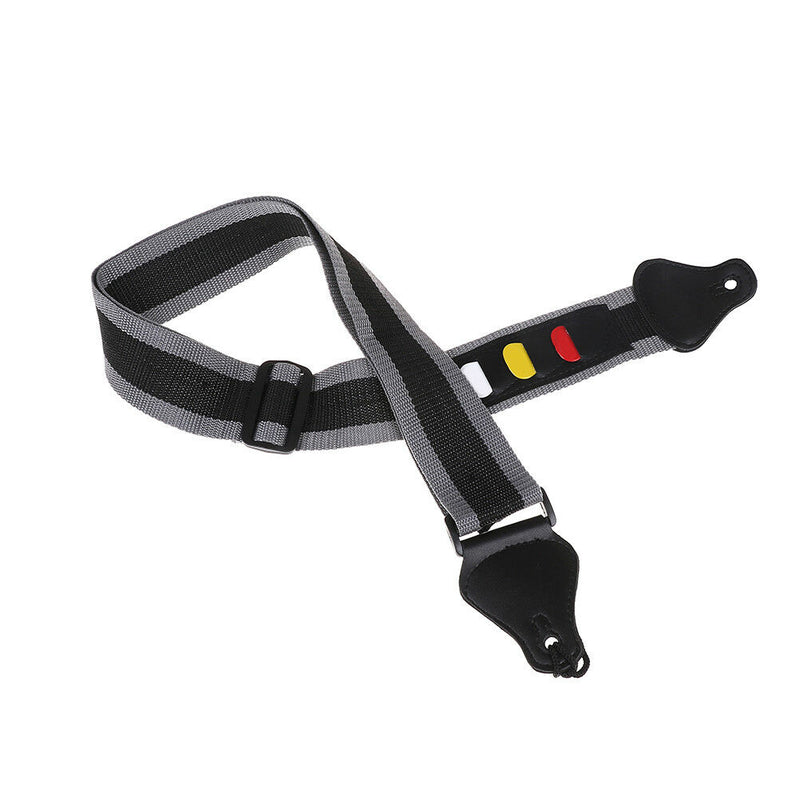 Nylon adjustable acoustic electric soft guitar bass strap youth kids gift Kw