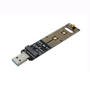 NVMe SSD To USB 3.0 Adapter Converter For PCIE M.2 2260 SSD External Drive