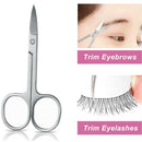 Curved Eyelash Eyebrow Nose Hair Scissor Remover False Lash Trimmer Cutter