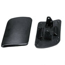 Left+Right Front Headlight Washer Sprayer Cover Cap L R Black Color for Gol