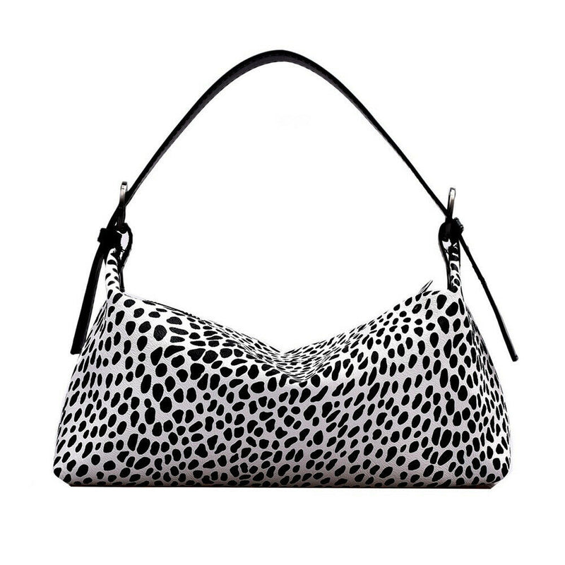 Retro Animal Print Messenger Bag Women Portable Shoulder Handbag (4 Dots)