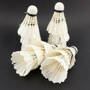 12pcs  Training Goose Feather Shuttlecock Birdies Badminton Ball Game Sport