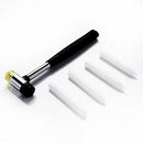 Nylon White Tap Down kit Knock Down Set of 5 Tapper with 1pcs Rubber Hammer