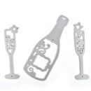 1PC Wine Bottle Metal Cutting Die For Photo Album Paper Cards Decor JR
