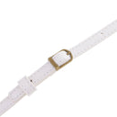 Adjustable PU Leather Handbag Shoulder Bag Strap Replacement White 12mm Wide