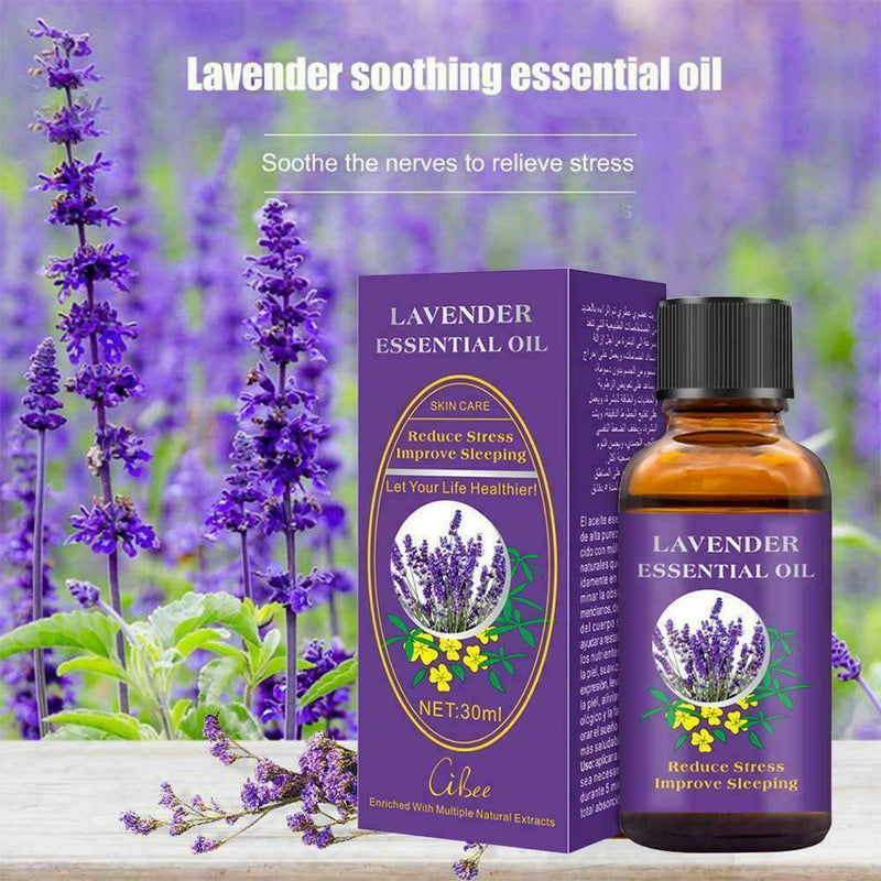 Product Lavender Pure Essential Oil Body Skin Care Oil Essential Massage W6V8