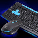 2.4Ghz Wireless Gaming Gamer Keyboard And Mouse Kit For Desktop Pc Laptop H X3E3