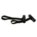 2pc Black Heavy Duty Nylon Webbing Tie Down Loops Hood Trunk For Kayak Canoe