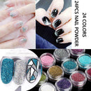 Colorful DIY Nail Glitte Dust Powder Shiny Glitter Art Powder T Shining C8Z6