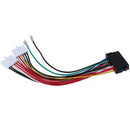20P ATX To 2 Port 6Pin AT PSU Converter Power Cable For Computer 286 386 4VG ^TE