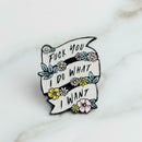 Creative Leaf Flowers Letters Brooch Jacket Badges Christmas Jewelry Gift A
