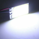10PCS/Pack 12V 6W 48SMD COB Car LED Light Interior Dome Panel T10 Festoon Bulbs