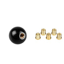 M12*1.25MM Black 8 Billiard Manual Gear Shift Knob with M10x1.25 Nuts Insert