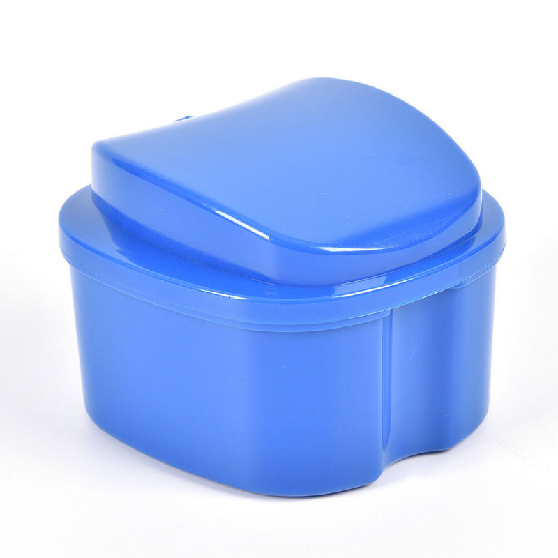 Denture Box Container Tooth Storage Case False Teeth Rinsing Basket DentalCa BX