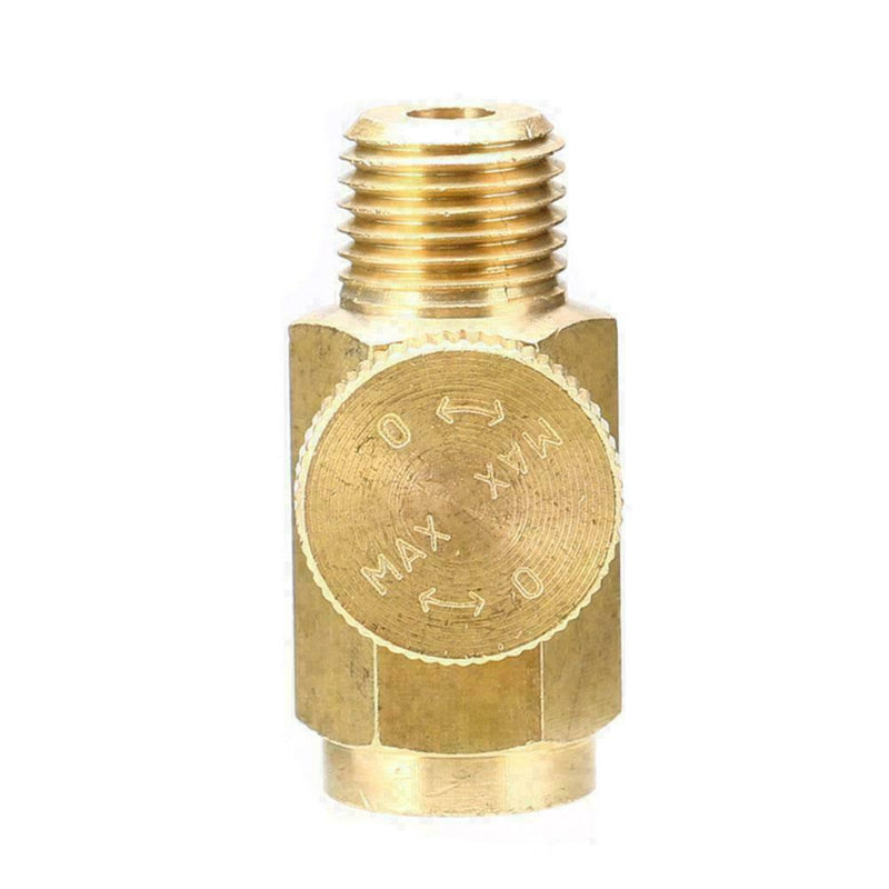 1/4'' NPT Inline Regulator Solid Brass Compressed Air Valve Pressure Tackle