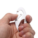 Aluminum Alloy Carabiner Keychain Snap Clip Hook mosquetones Outdoor CampingA3C