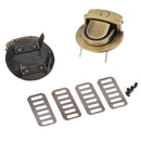 Bronze Purse Bag Closure Catch Tuck Lock Clasp Fasteners LeatherCraft Metal