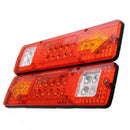 1Pair 19 LED Tail Light 12V Car Truck Trailer Stop Rear Reverse Turn Indica H5Q2