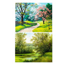 DIY Full Round Drill Diamond Painting - Spring Summer Tree - DIY Home Decor